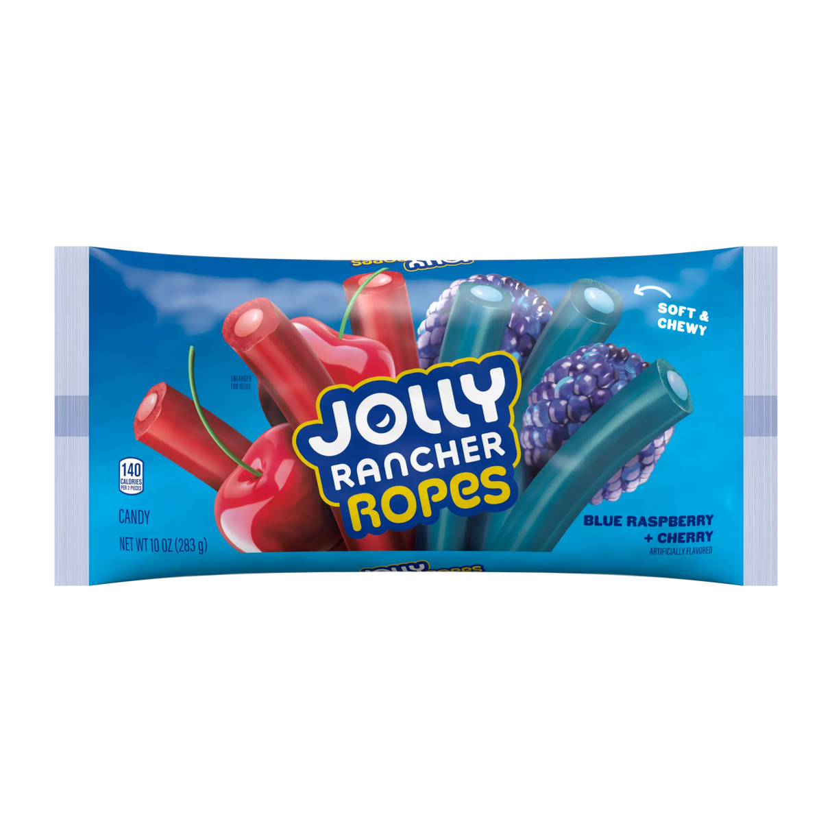 Masticables Ropes Frambuesa Azul Cereza Jolly Rancher 283 g