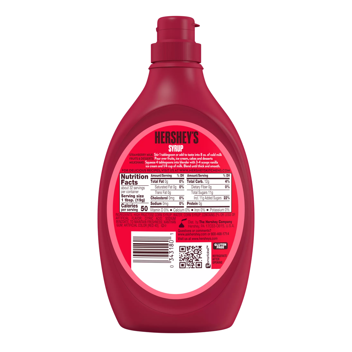 Salsa Frutilla Hershey's 623 ml