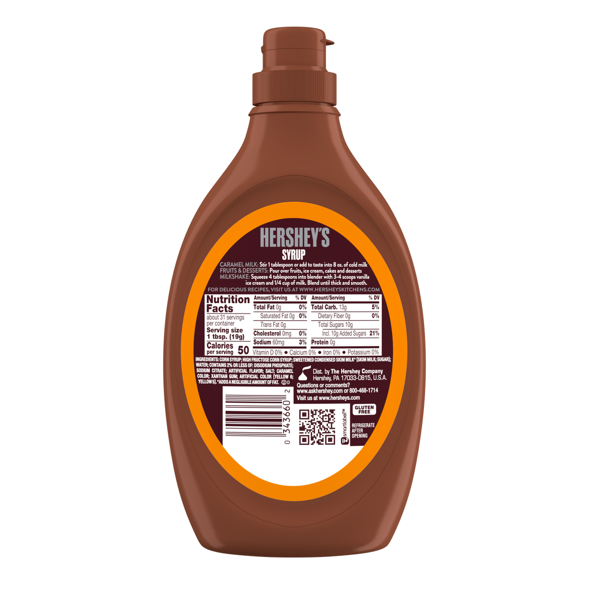 Salsa Caramelo Hershey's 623 ml