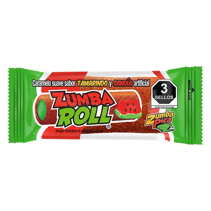 Masticable Roll Sandía Zumba 12 x 22 g