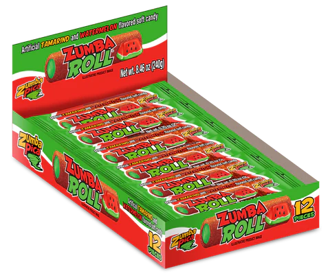 Masticable Roll Sandía Zumba 12 x 22 g