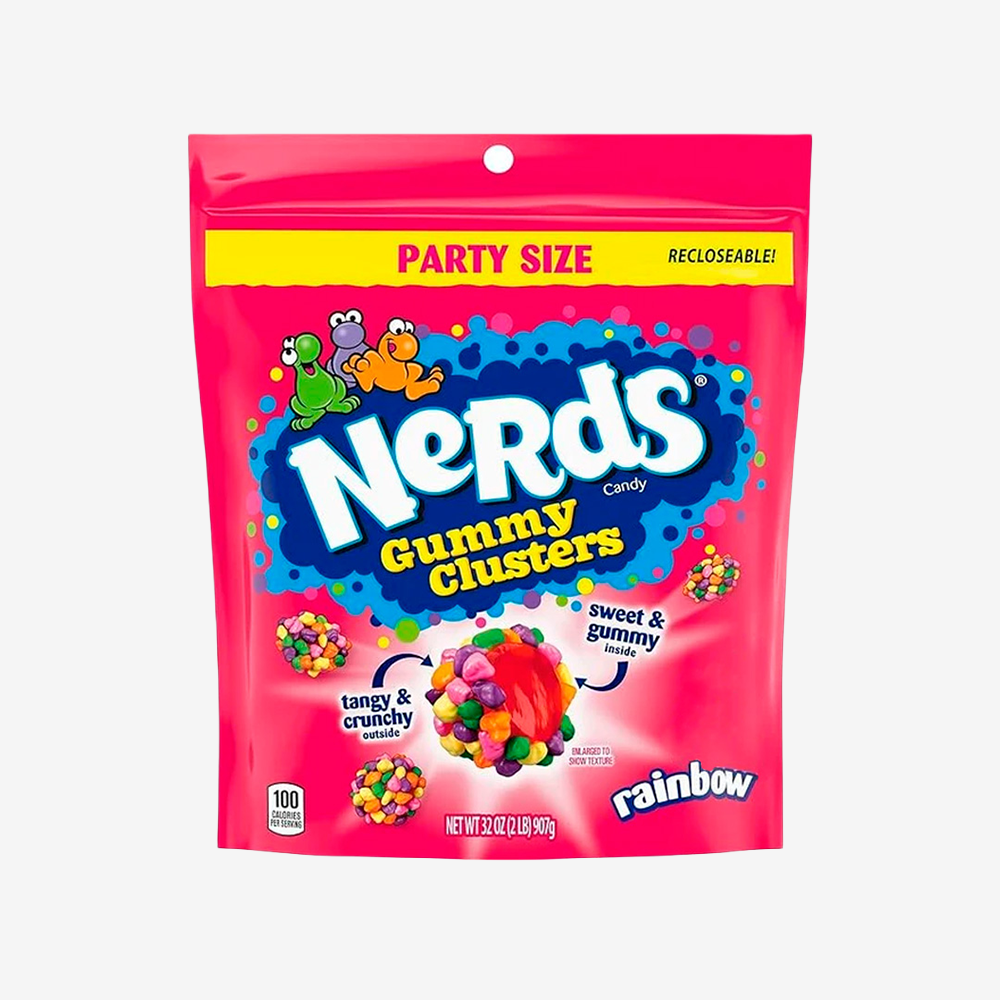Caramelos Gummy Clusters Nerds 907 g