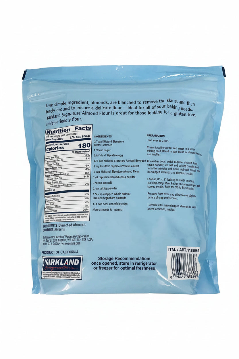 Harina de Almendras Kirkland 1.36 kg