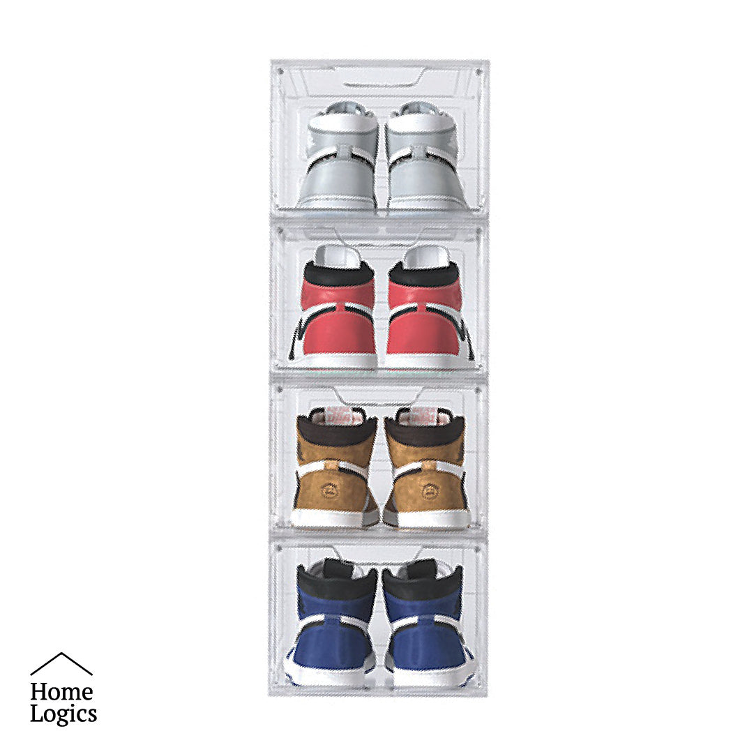 Set 2 Cajas Organizadoras Zapatillas Premium Home Logics 1 un