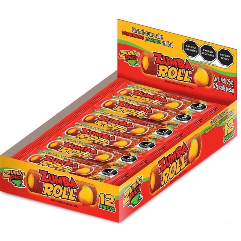 Masticable Roll Mango Zumba 12 x 20 g