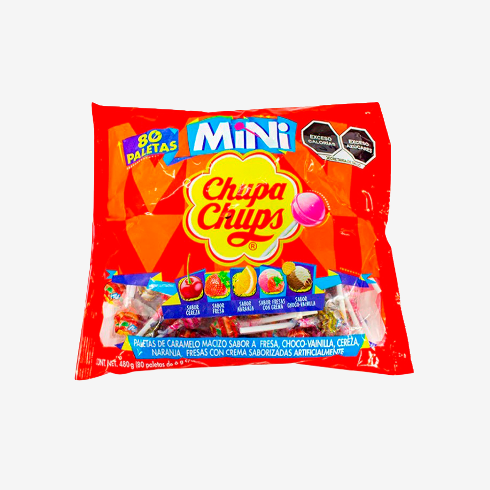 Chupetes Mini Surtidos Chupa Chups 80 un x 6 g