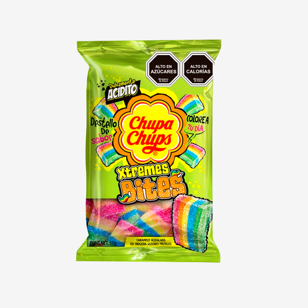 Gomitas Aciditas Xtreme Bites Chupa Chups 57 g