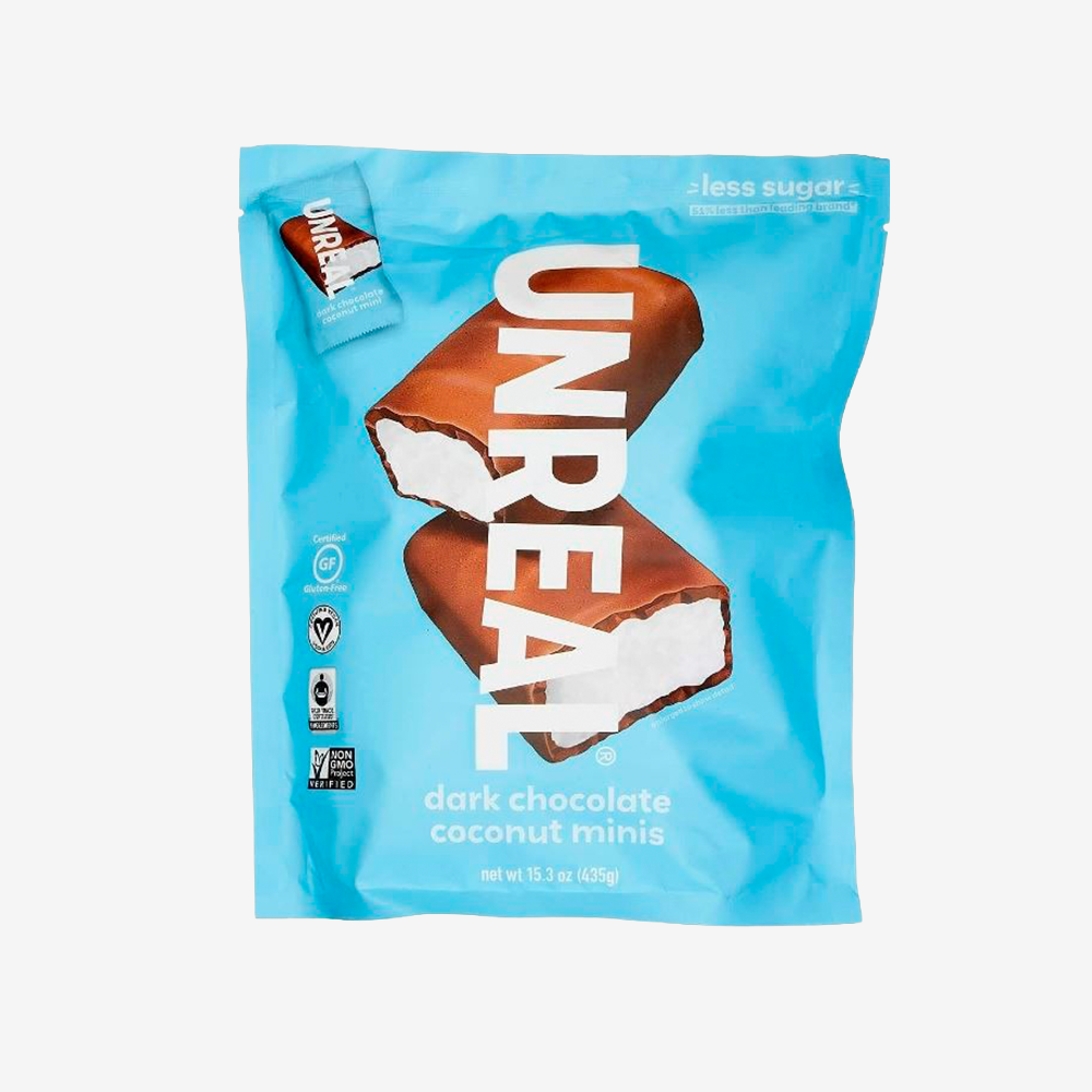 Barras de Coco y Chocolate Negro Unreal 435 g