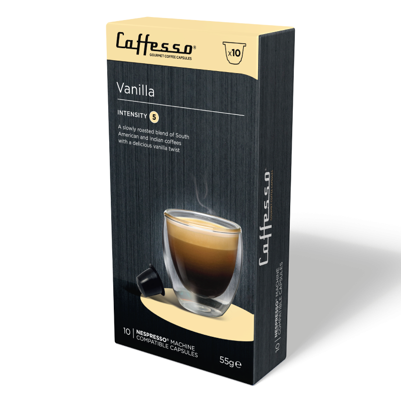Cápsulas de Café Vainilla para Nespresso Caffesso 10 un