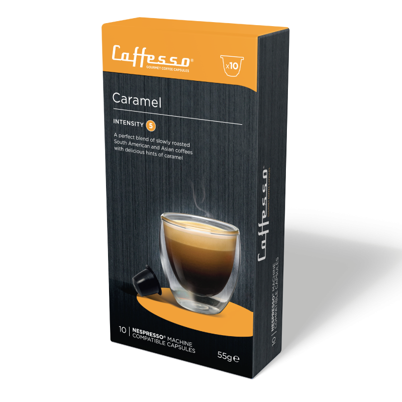 Cápsulas de Café Caramel para Nespresso Caffesso 10 un