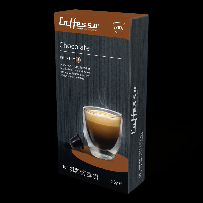 Cápsulas de Café Chocolate para Nespresso Caffesso 10 un