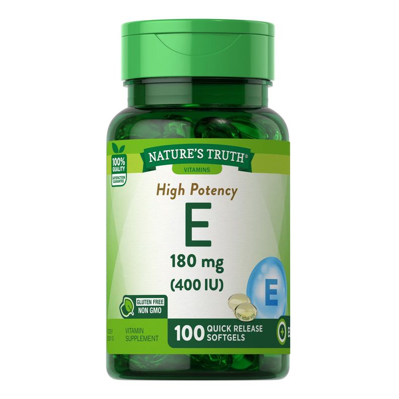 Vitamina E 400IU 100 cp Nature's Truth 100 un