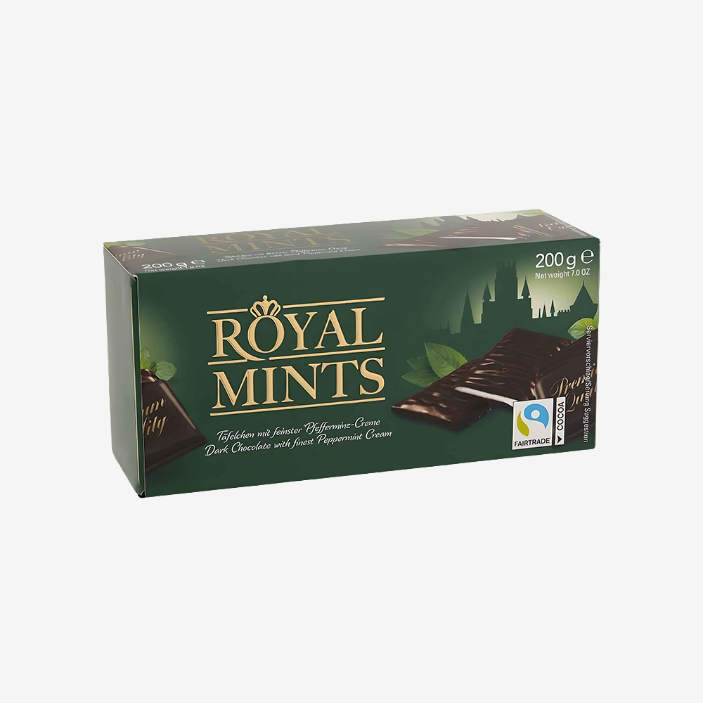 Chocolate con Menta Royal Thins Halloren 200 g
