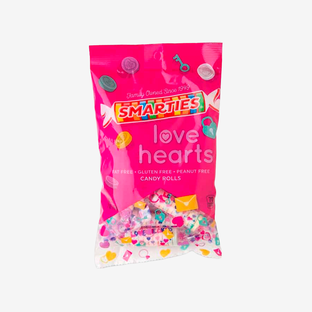 Caramelos Love Hearts Smarties 198 g