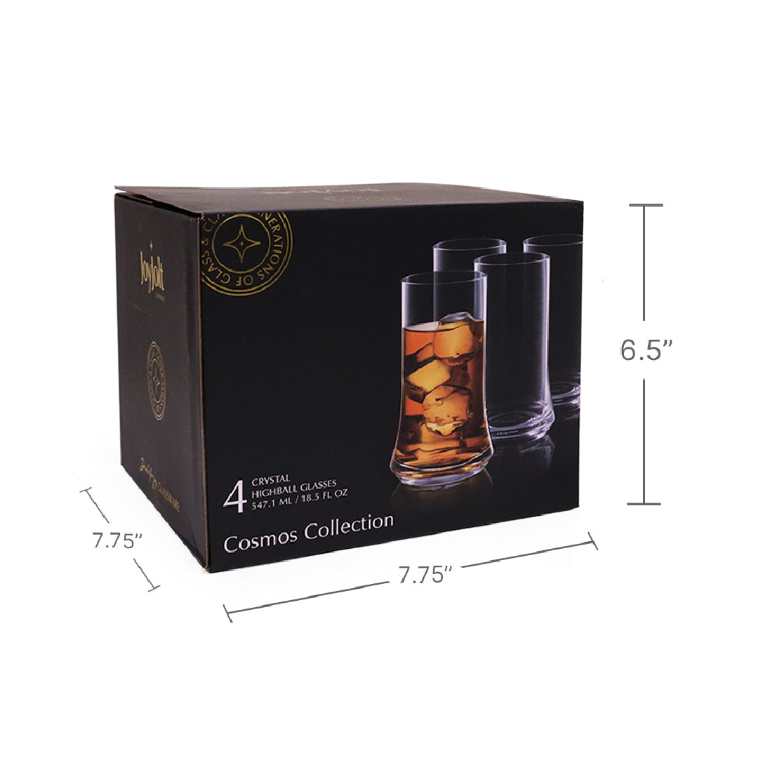 Set 4 Vasos Altos JoyJolt 1 un