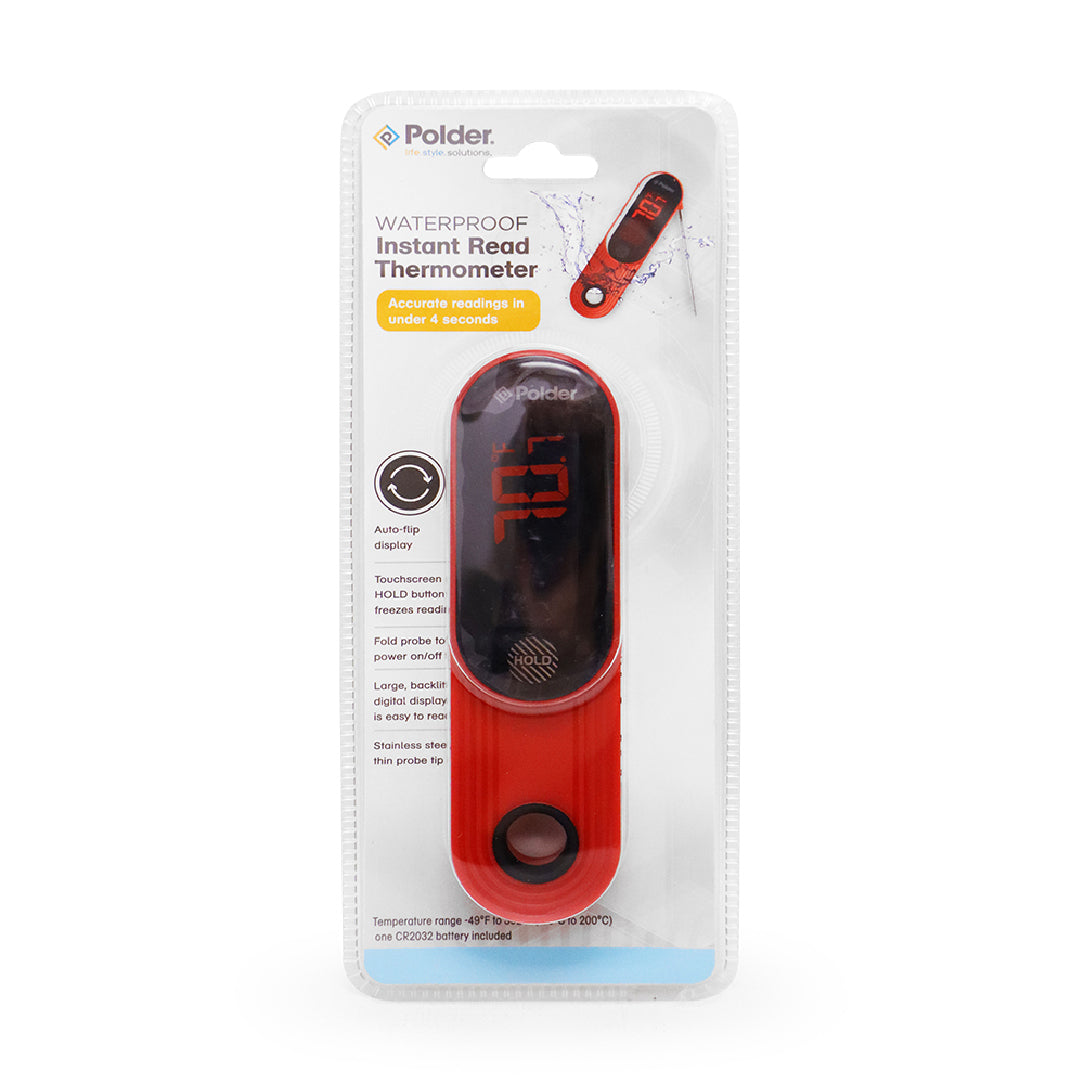 Termómetro Instantáneo de Cocina Rojo Polder 1 un