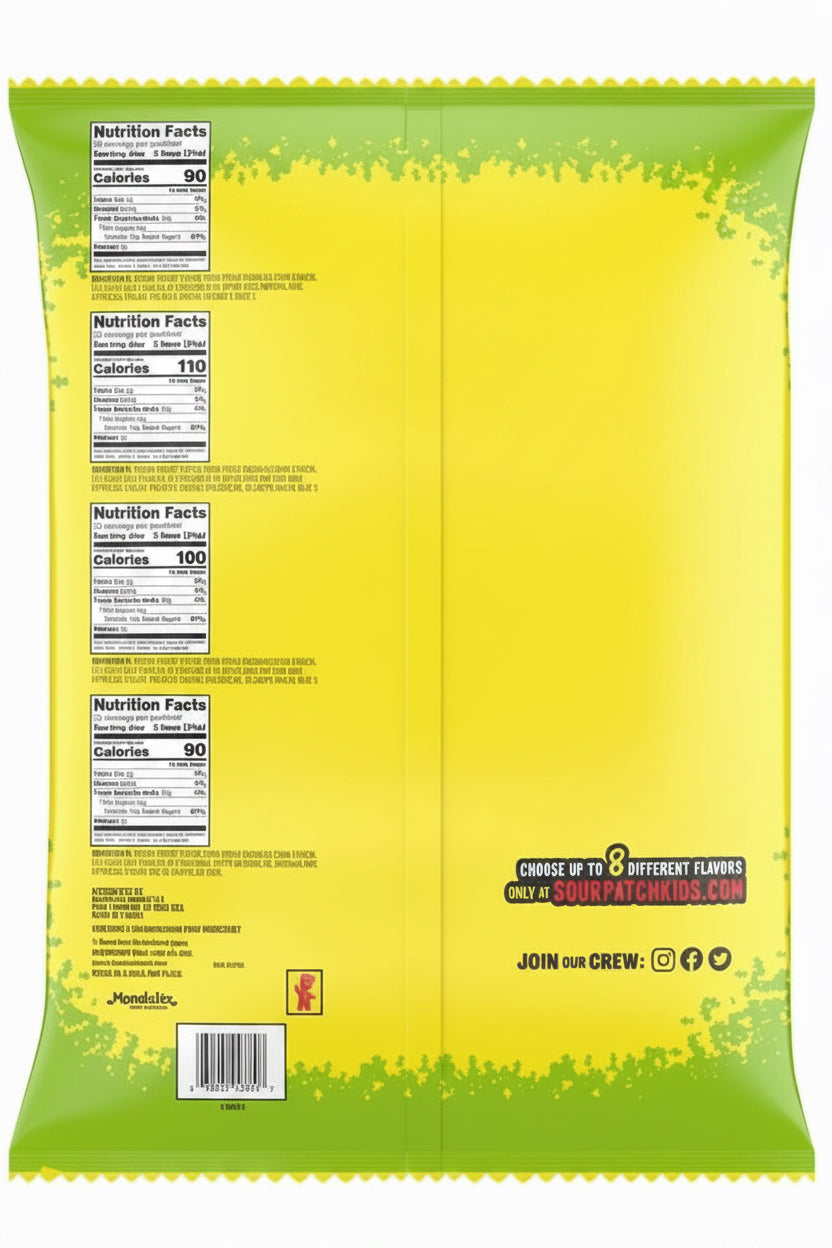 Gomitas Sour Patch Kids y Swedish Fish 200 un Sour Patch Kids 2.57 kg