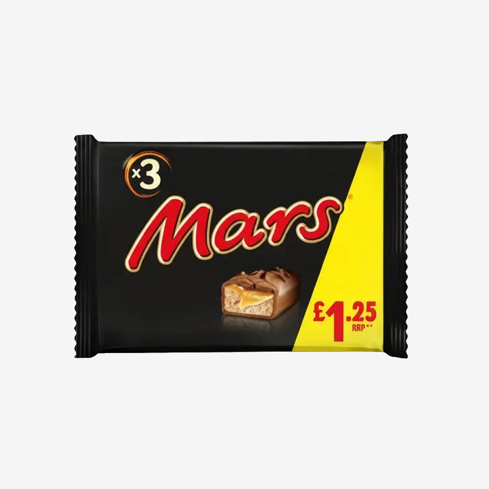 Barras Chocolate Mars 3 un