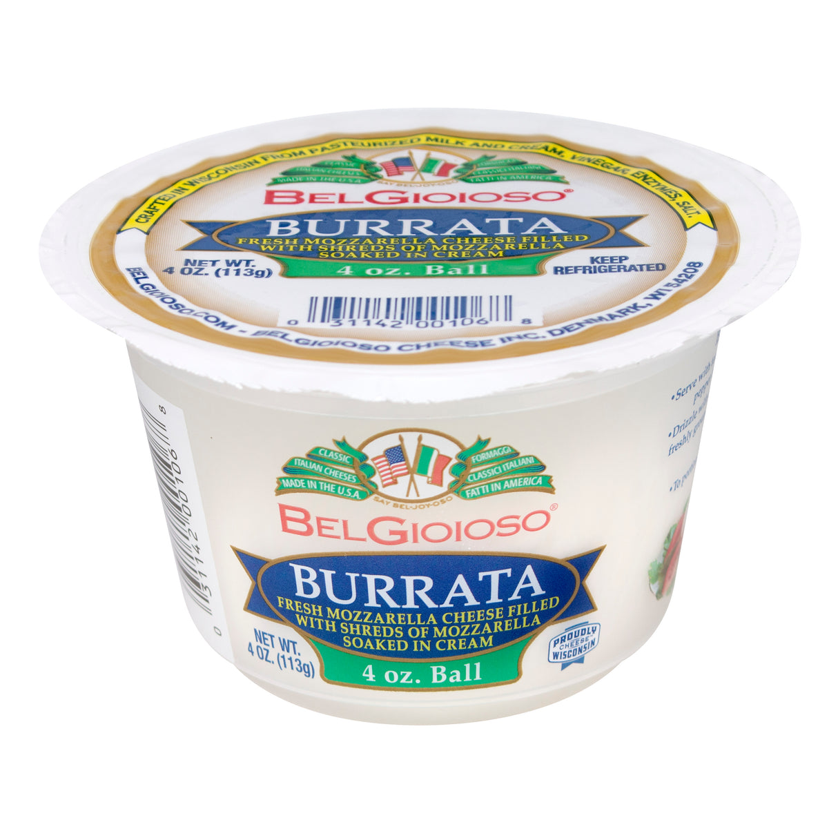 Queso Burrata Belgioioso 113 g