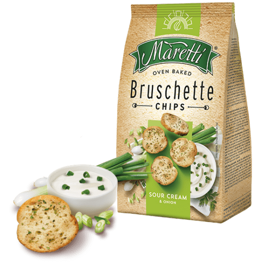 Tostadas Cebolla y Crema Ácida Bruschette Maretti Bakery 140 g