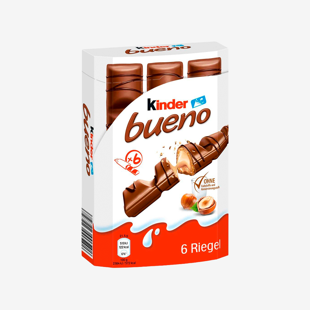 Barra Chocolate Bueno Kinder 117 g