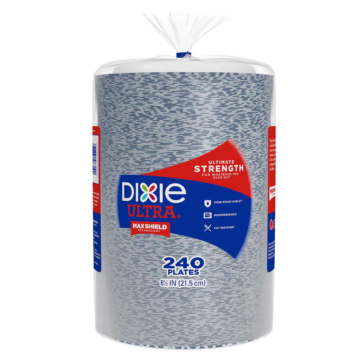 Platos de Papel Ultra 22 cm Dixie 240 un