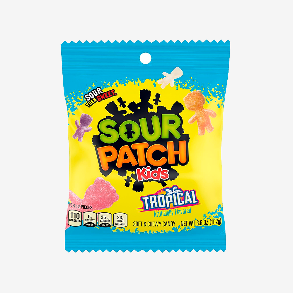 Gomitas Tropical Sour Patch Kids 102 g