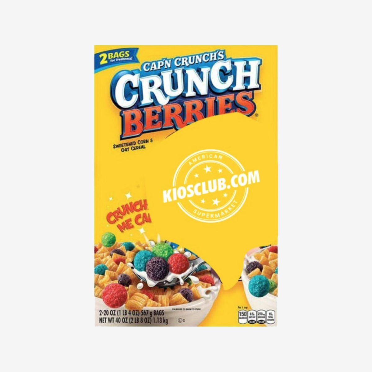 Cereal Berries Cap'n Crunch 2 un x 567 g