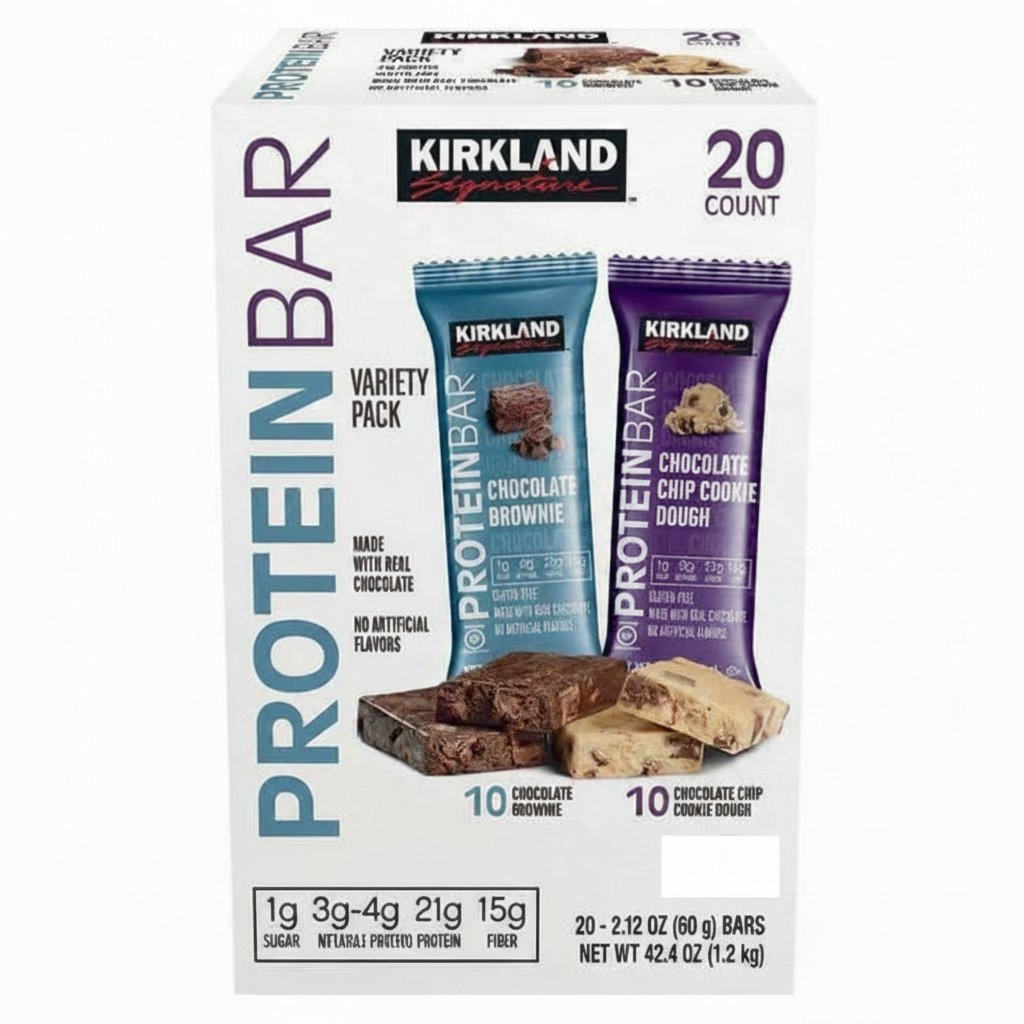 Barritas de Proteína Variedades Kirkland 20 un x 60 g