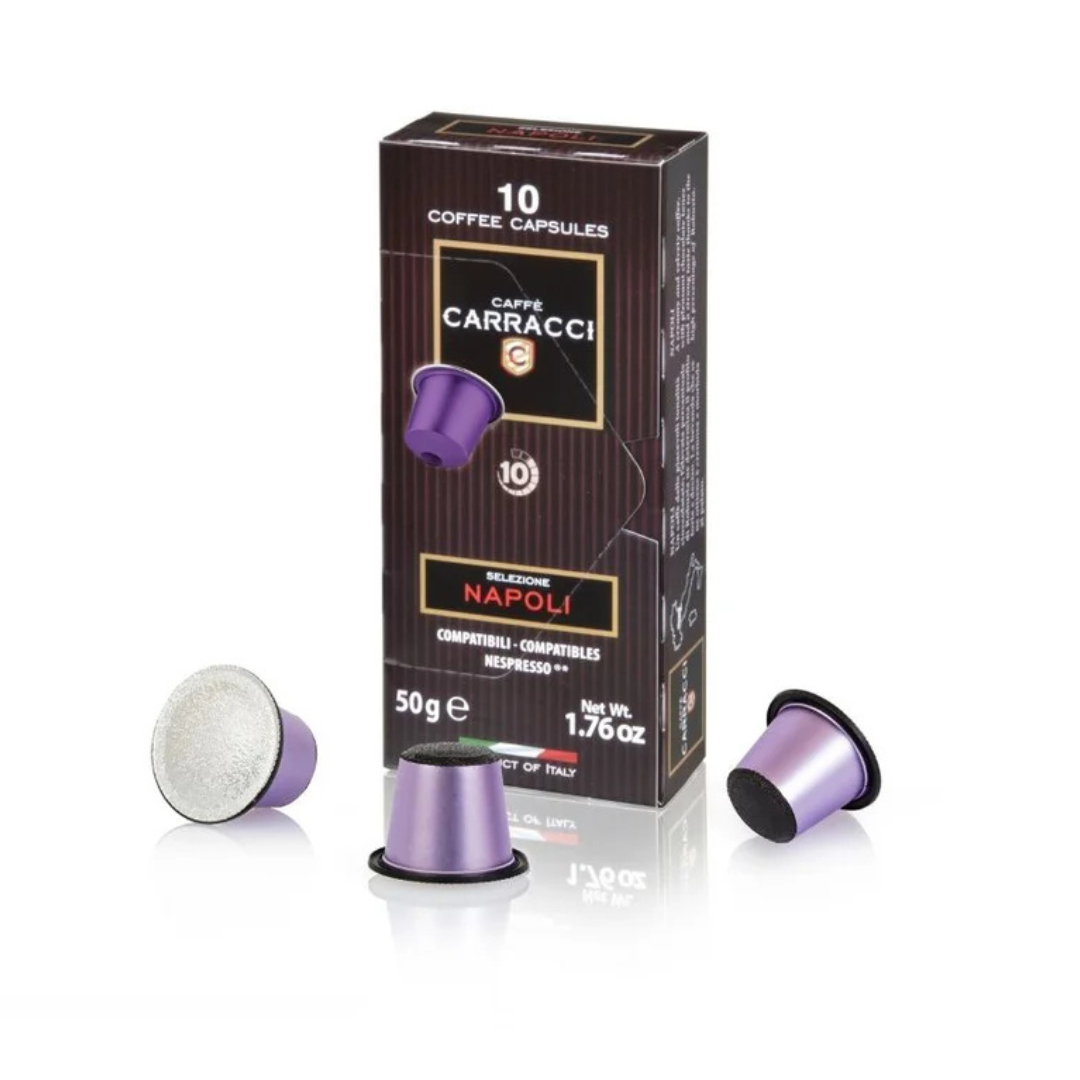 Cápsulas de Café Napoli para Nespresso Carracci 10 un
