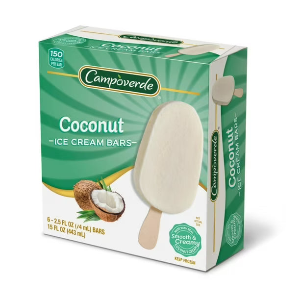 Helado Paleta Coco Campoverde 6 x 71 g