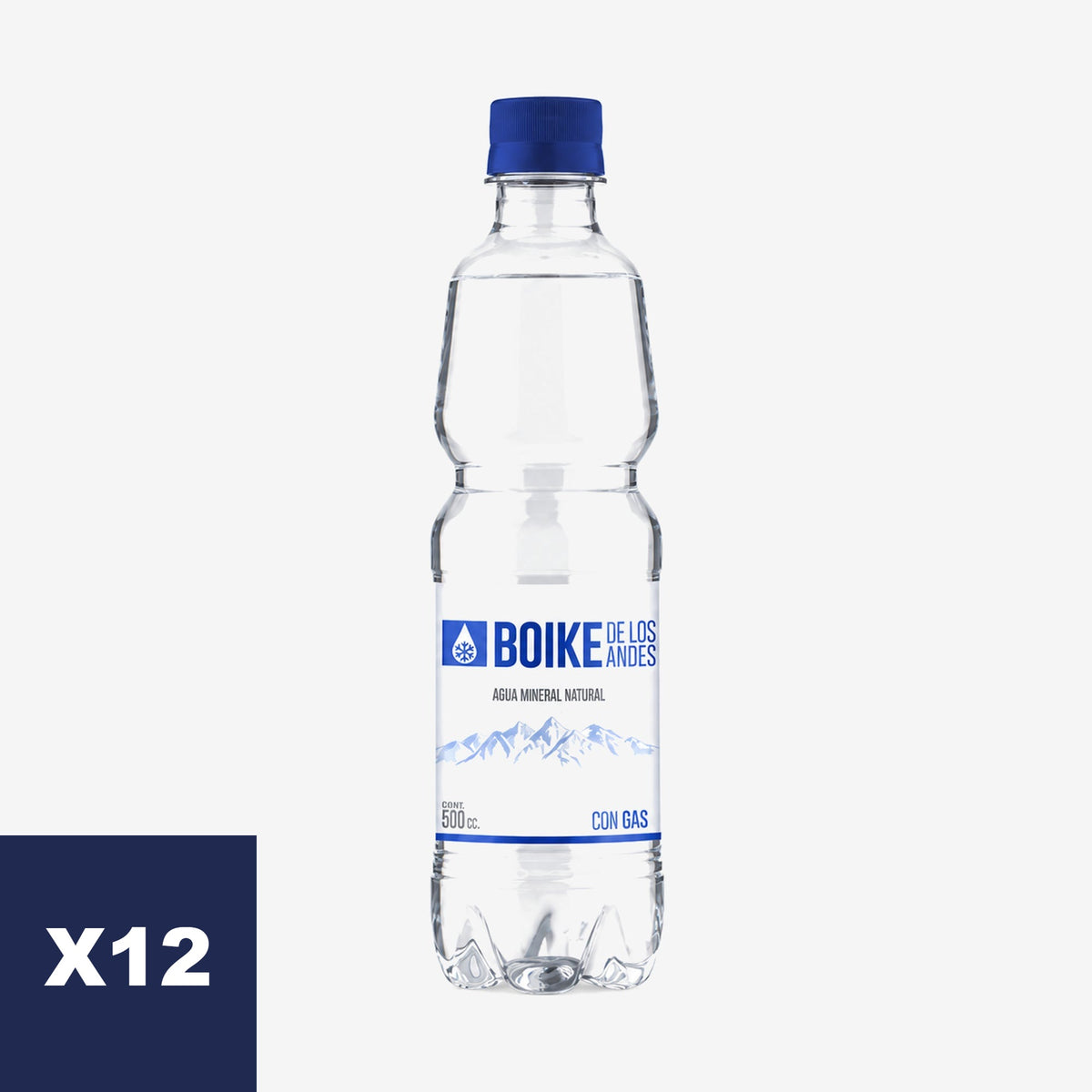 Agua Mineral con Gas Boike 12 x 500 ml