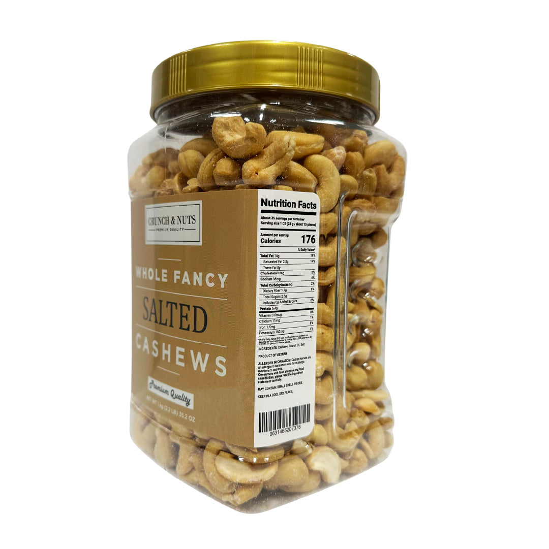 Castañas de Cajú con Sal Crunch & Nuts 1 kg