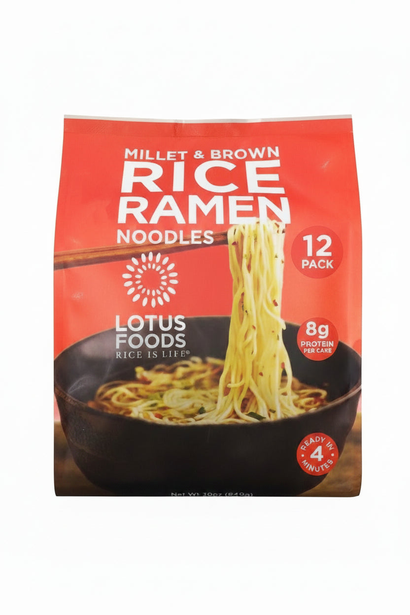 Fideos Ramen de Mijo y Arroz Integral Lotus Foods 840 g