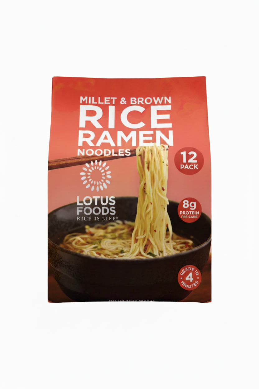 Fideos Ramen de Mijo y Arroz Integral Lotus Foods 840 g