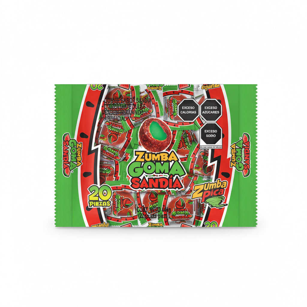 Gomitas Sandía Tamarindo Zumba Pica 20 un x 22 g