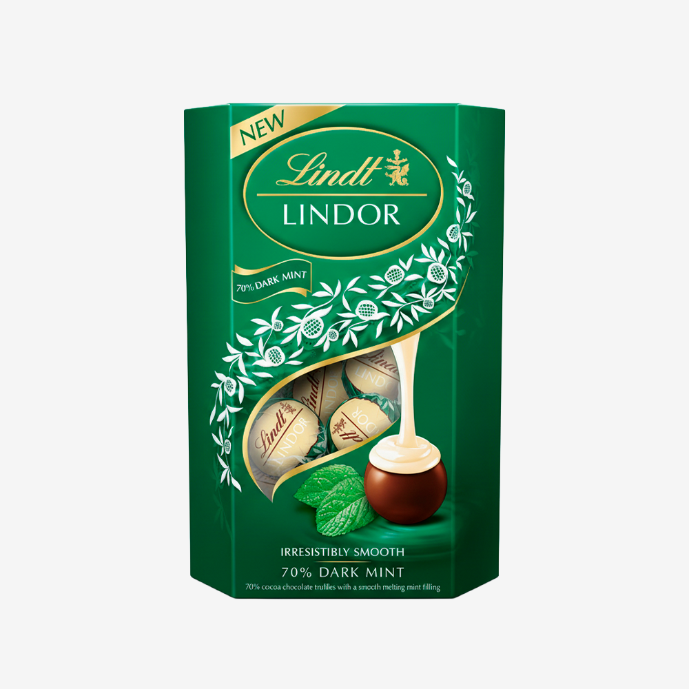 Chocolate Trufas Menta Lindt 200 g