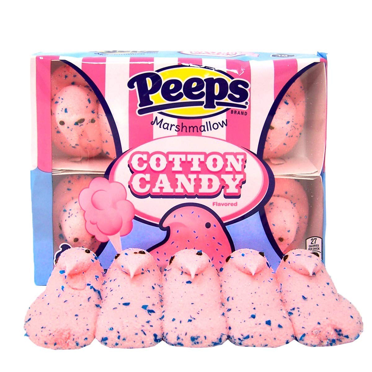 Marshmallows Pollitos Cotton Candy Peeps 85 g