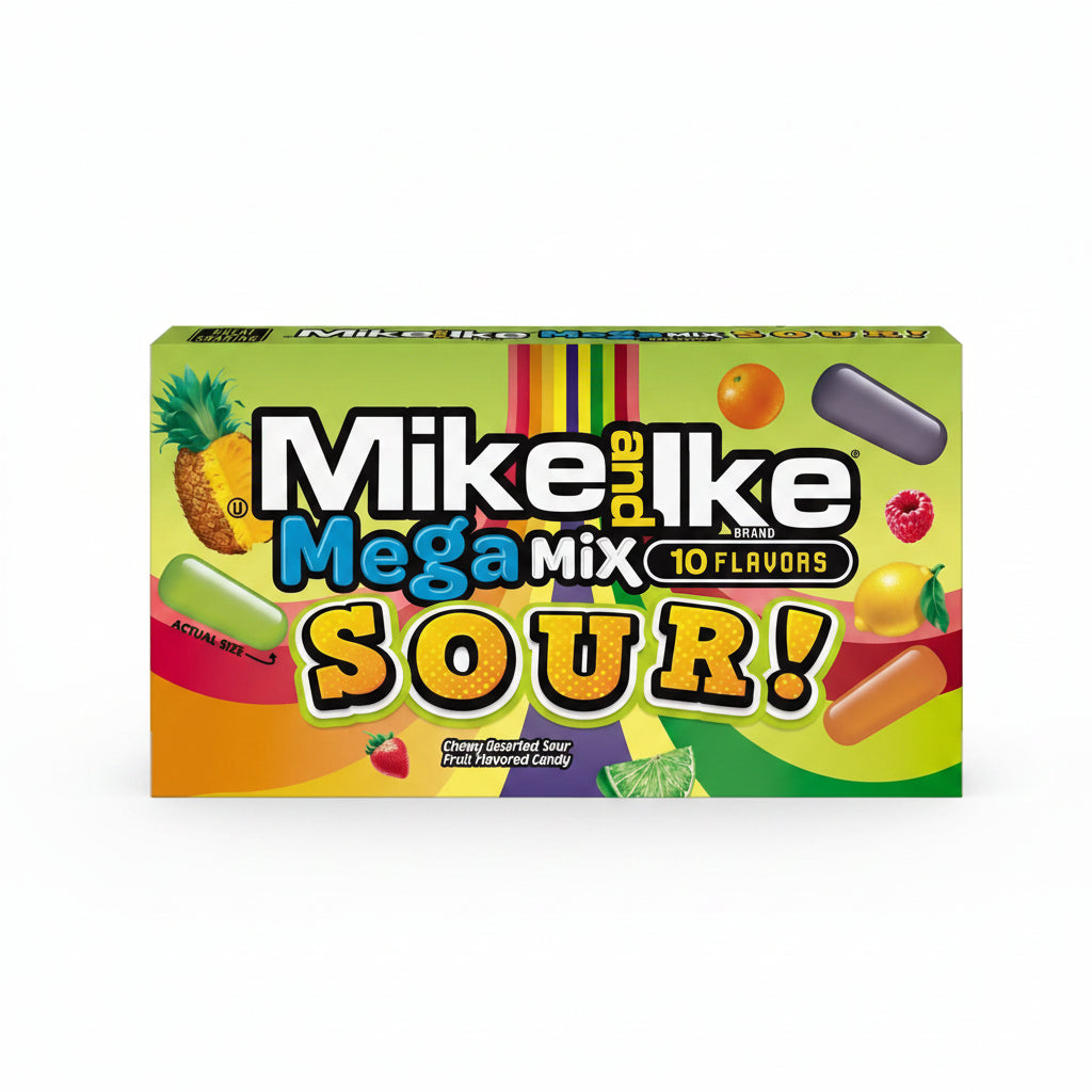 Masticables Mega Mix Ácido Theater Mike and Ike 12 x 120 g