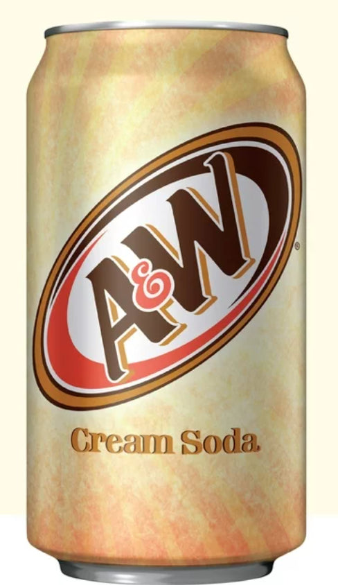 Bebida Cerveza de Raíz Cream Soda Lata A&W 355 ml