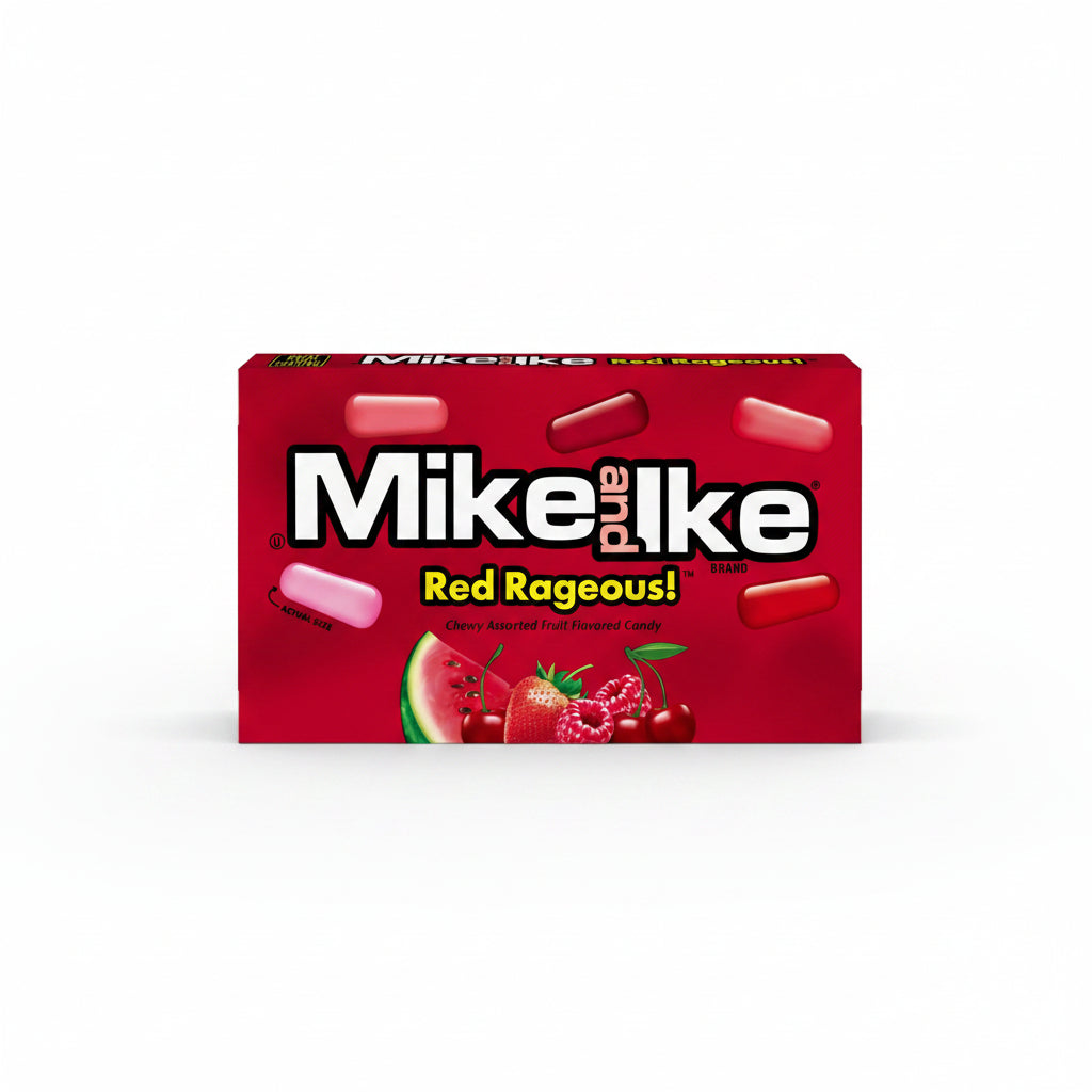 Masticables Red Rageous Mike and Ike 12 x 120 g