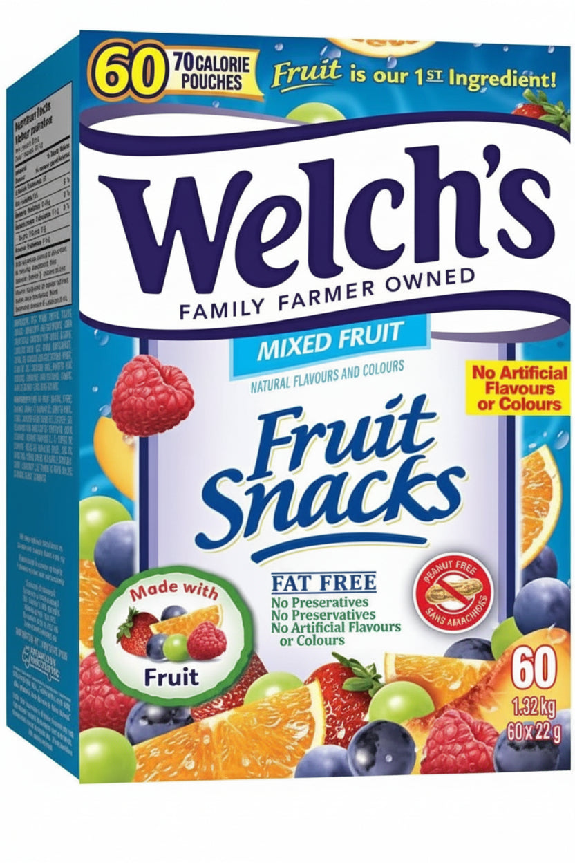 Gomitas de Fruta Welch's 60 un x 22 g