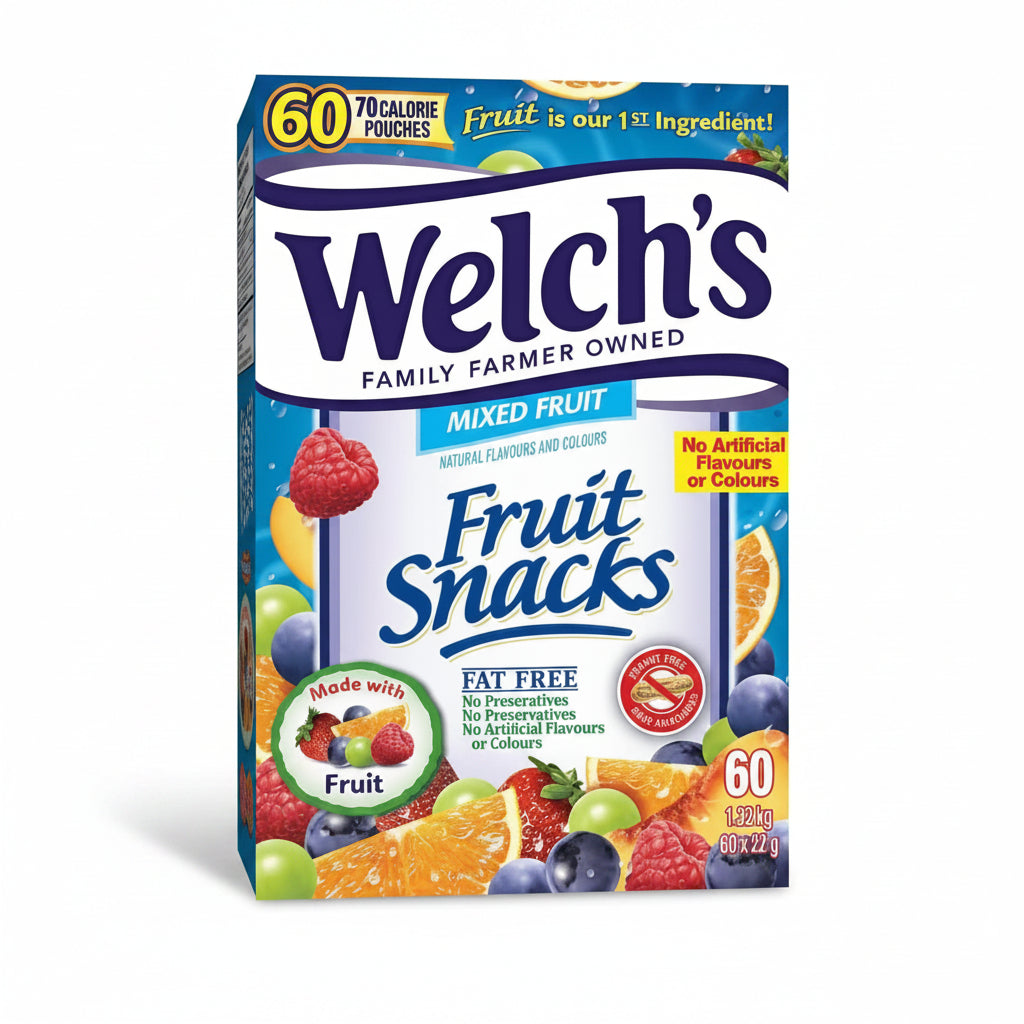Gomitas de Fruta Welch's 60 un x 22 g