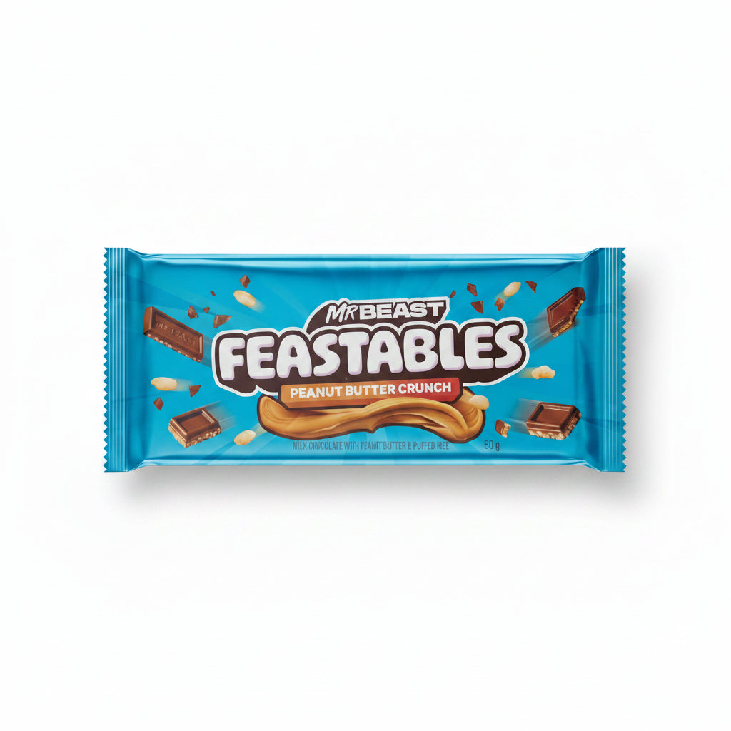 Barrita Mr. Beast Crunch Chocolate PB Feastables 60 g