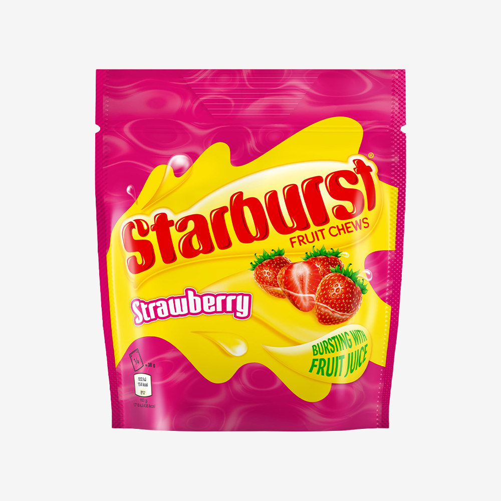 Masticables Strawberry Starburst 138 g