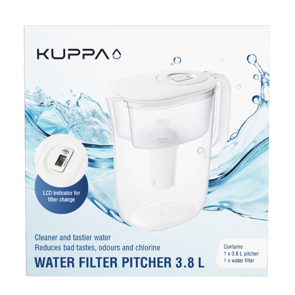 Jarro Agua 3.8 L Blanco Kuppa 1 un