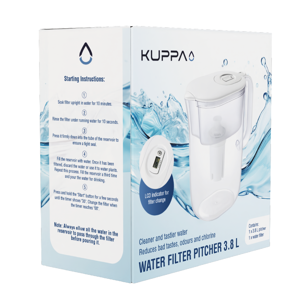 Jarro Agua 3.8 L Blanco Kuppa 1 un