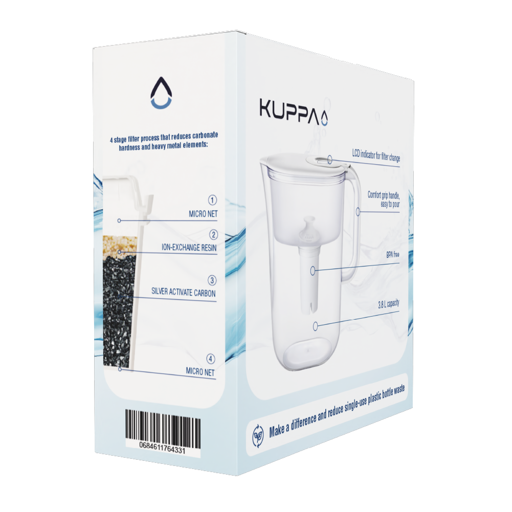 Jarro Agua 2.5 L Blanco Kuppa 1 un