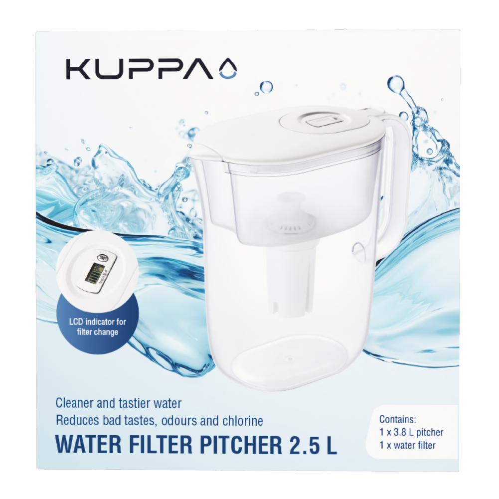 Jarro Agua 2.5 L Blanco Kuppa 1 un