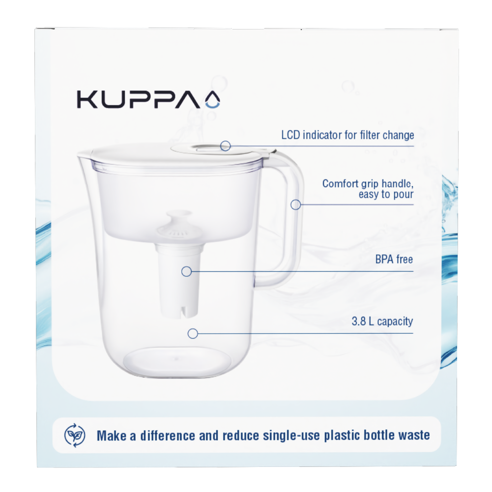 Jarro Agua 2.5 L Blanco Kuppa 1 un